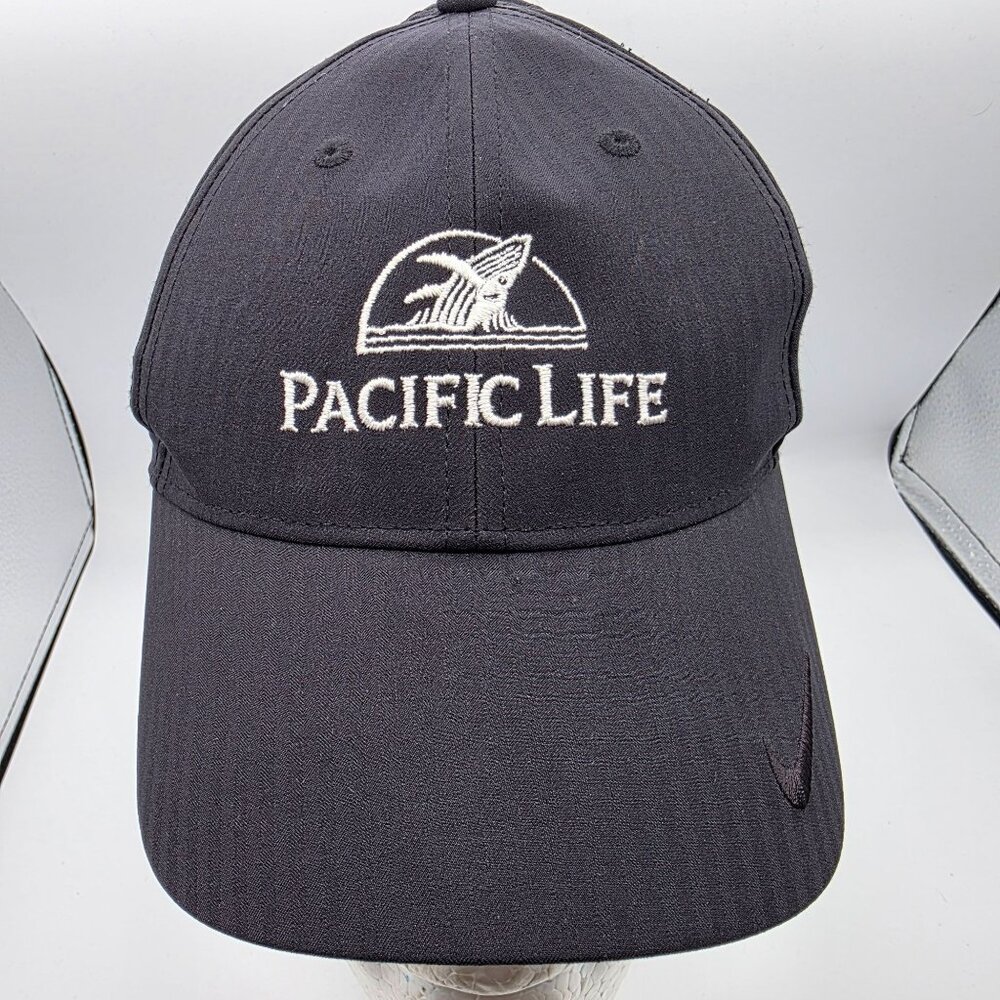 Nike Heritage86 Dri Fit Mens Adjustable Black Hat Pacific Life Baseball Casual